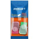 Borracha Mercur Termoplástica Rosa e Azul 2 Unidades
