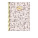 Caderno Foroni Capa Dura Espiral Blush 80 Folhas
