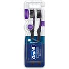 Escova Dental Oral B Complete Charcoal 5 Ações com Carvão 2 Unidades