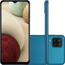 Samsung Galaxy A12 64GB Dual 4G Tela Infinita 6,5" Câmera Quádrupla 48+5+2+2MP Azul