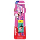 Escova Dental Infantil Colgate Smiles Agnes e Fluffy +6 anos 2 Unidades