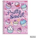 Caderno Foroni 1 Material Capa Dura Cupcake 96 Folhas