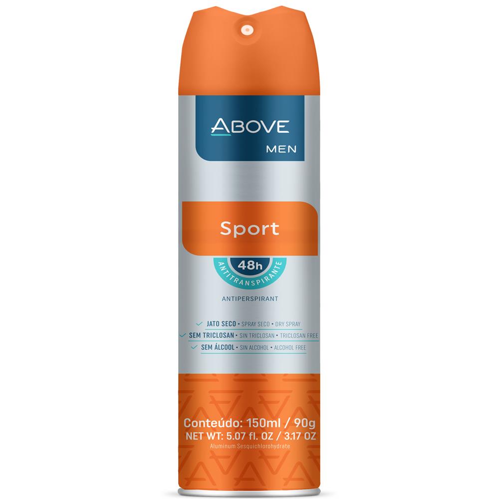 Desodorante Abov Pocket Sport Energy 48h Proteção 100ml 6und