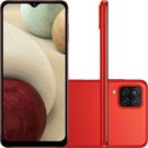 Samsung Galaxy A12 64GB 4G Tela 6.5 Câmera Quadrupla 48MP+5MP+2MP+2MP Vermelho
