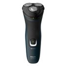 Barbeador Philips Aquatouch 3D Bivolt Azul Malibu S1121/41