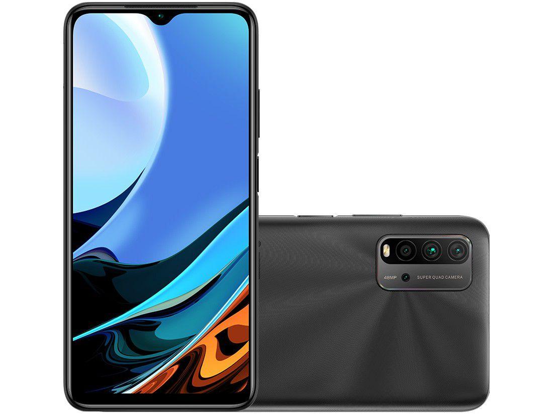 美品 Xiaomi RedmiNote9t 128GB 黒系 SIMフリー Smartphone Xiaomi Redmi 9T 4G Ram Tela 6.53 128GB Dual C?mera Qu
