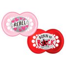 Chupeta Mam Limited Edition +6 Meses Rosa 2 Unidades