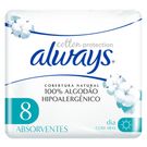 Absorvente Always Cotton Protection 8 Unidades