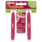 Aparelho Barbear Gillette Prestobarba Ultragrip Cabeça Móvel Feminino 2 Unidades