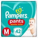 Fralda Descartável Pampers Pants Ajuste Total M 42 Unidades