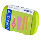 Kit Viagem Curaprox Estojo, Escova Dental, Creme Dental, Escova Interdental Sortido