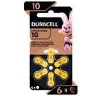 Pilha Auditiva Duracell N10 6 Unidades