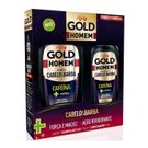 Kit Shampoo e Condicionador Niely Gold Homem Cabelo e Barba 275ml + 175ml