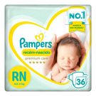 Fralda Pampers Recém Nascido Premium Care RN 36 unidades