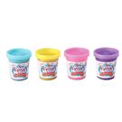 Massinha de Modelar Divertoys Glitter 4 Potes