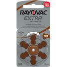 Bateria Auditiva Rayovac 312 6 Unidades