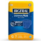 Fralda Geriátrica Bigfral Derma Plus Noturna G 7 Unidades