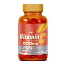 Vitamina +C+Zinco Health Labs Laranja 60 Cápsulas