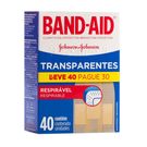 Curativos BAND AID® Transparente Leve 40 com Preço Especial