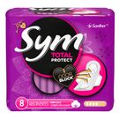 Absorvente SYM com abas normal suave 8 unidades