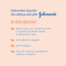 Sabonete Líquido Johnson s Baby Cabeça Aos Pés 400ml + Refil 180ml