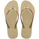 Sandálias Havaianas Slim Glitter II Areia 41/42