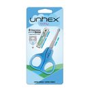 Tesoura+Cortador de Unhas Unhex Baby Azul