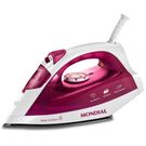 Ferro de Passar a Vapor Mondial NF-33 1200W 220V Branco/Rosa