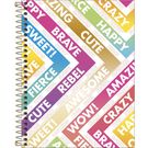 Caderno Tilibra Capa Dura Colegial Espiral 10 Matérias Be Nice 160 Folhas Sortido
