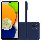 Samsung Galaxy A03 64GB 4G Tela Infinita de 6.5" Câmera Dupla 48MP + 2MP Azul