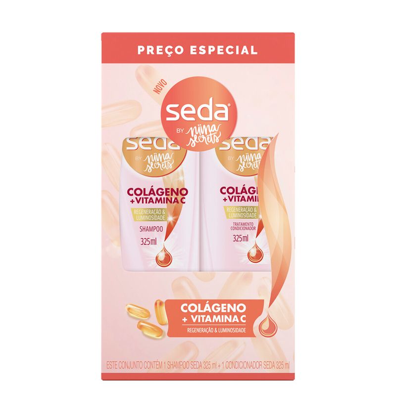 Shampoo---Condicionador-Seda-Colageno-e-Vitamina-C