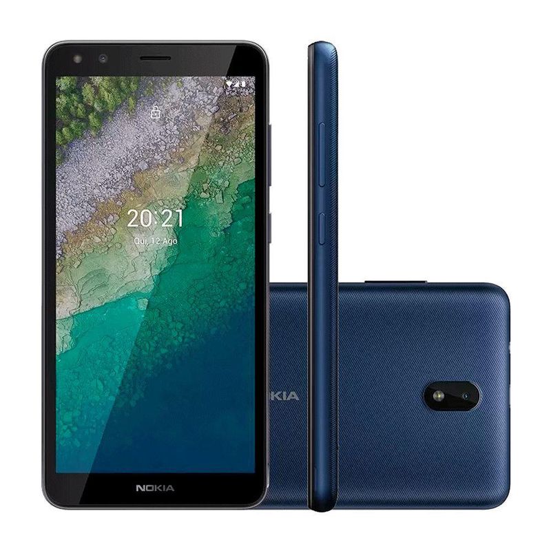 Nokia-C01-5.45-Dual-Chip-32GB-1GB-Ram-Camera-5MP-NK040-Azul