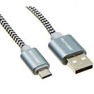Cabo Concept Micro USB Multilaser 1,5 Metros Cinza WI341
