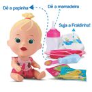 Boneca Divertoys Little Dolls Brincar de Papinha
