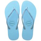 Sandália Havaianas Slim Glitter Neon Azul Water 33/34