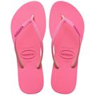 Sandália Havaianas Slim Glitter Neon Rosa Macaron 39/40