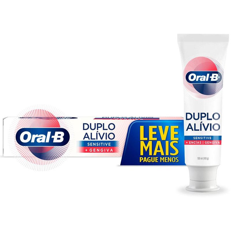Creme-Dental-Oral-B-Duplo-Alivio--140g