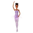 Boneca Articulada Barbie Profissões Bailarina Vestido Roxo GJL61
