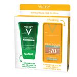 Protetor-Solar-Ideal-Soleil-Purify-Pele-Media-FPS70-40G--Gel-Limpeza-Profunda-Normaderm-40g-Gratis