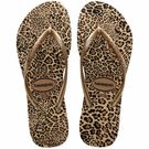 Sandália Havaianas Slim Animals Areia/Dourado 35/36