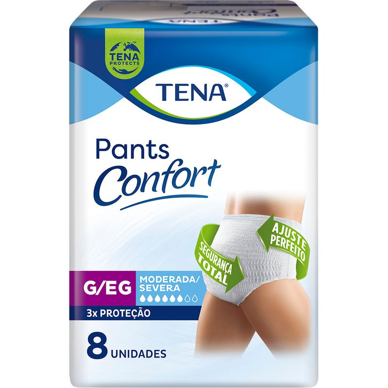 Roupa-Intima-Tena-Pants-Confort-GEg-8-Unidades