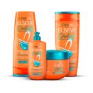 Kit Elseve Cachos Longos dos Sonhos Shampoo, Condicionador, Creme Tratamento e Creme de Pentear