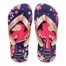 Sandália Havaianas Kids Pets Marinho/Rose Gold 23/24