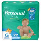 Fralda Descartável Personal Baby Protect & Sec G 22 Unidades