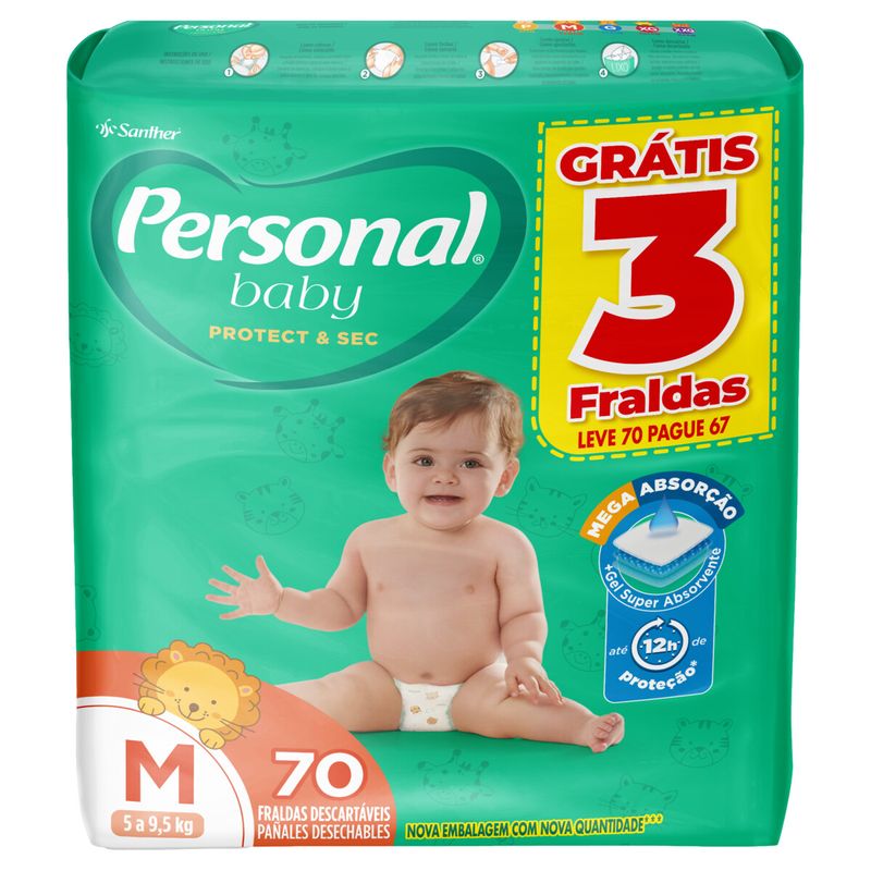 Fralda-Personal-Baby-Protect---Sec-M-70-Unidades