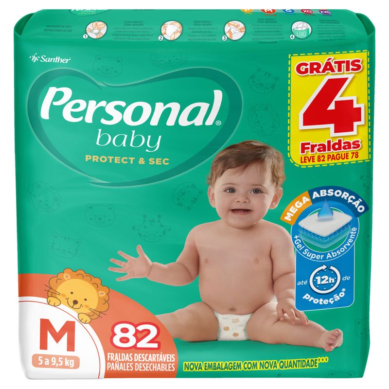 Fralda-Personal-Baby-Protect---Sec-M-82-Unidades