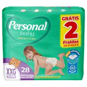 Fralda Personal Baby Protect & Sec XXG 28 Unidades