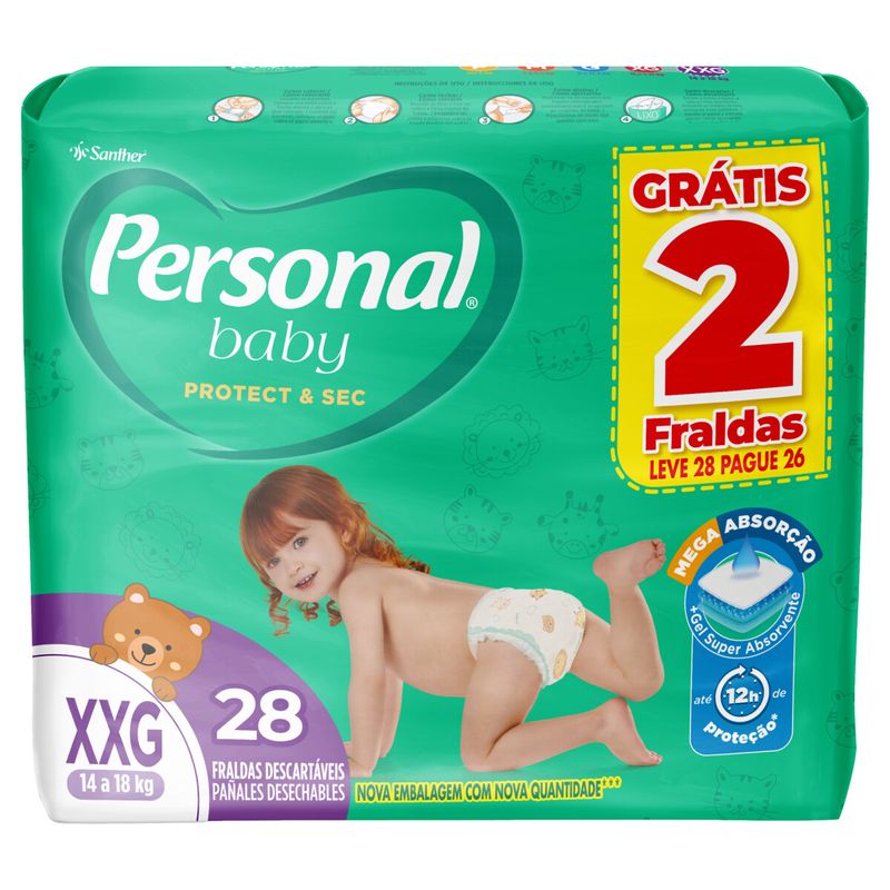 Fralda-Personal-Baby-Protect---Sec-XXG-28-Unidades