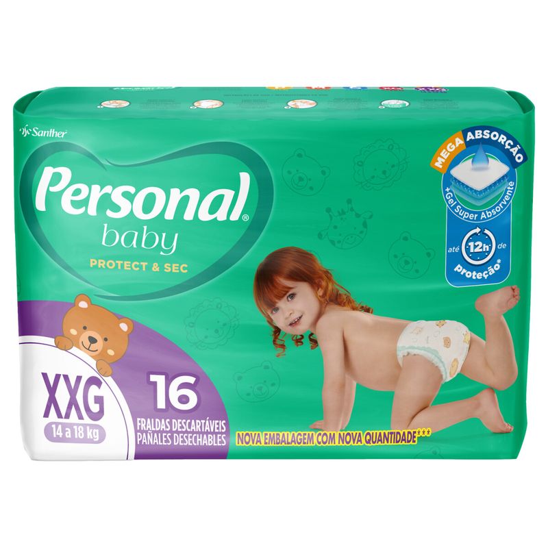 Fralda-Personal-Baby-Protect---Sec-XXG-16-Unidades