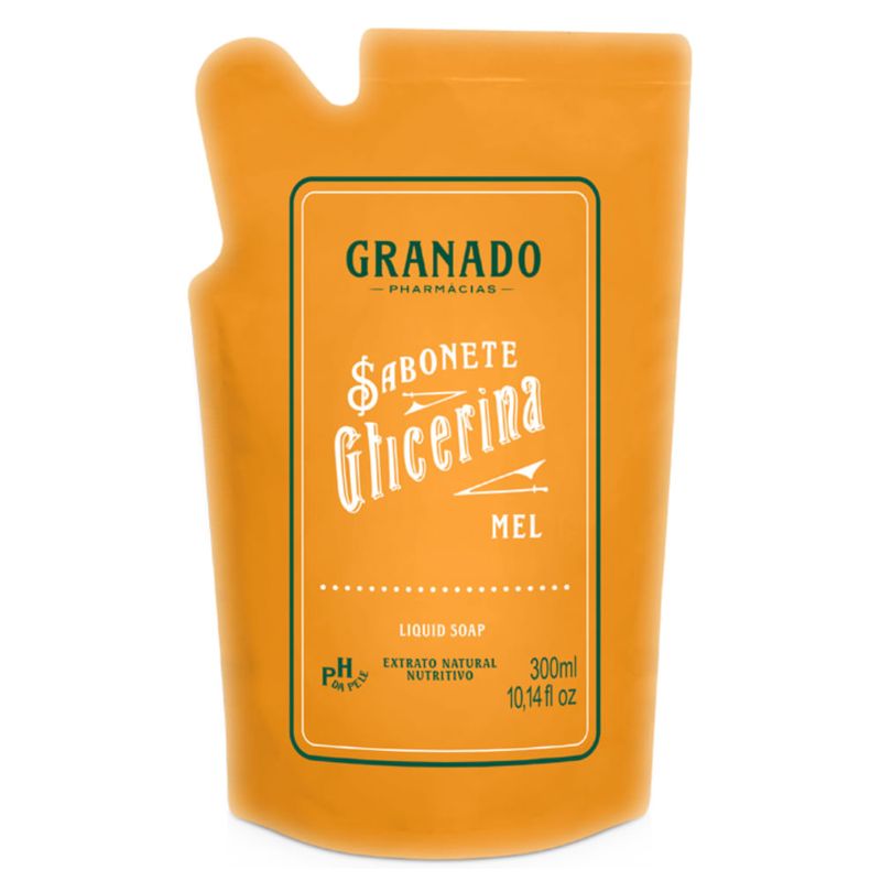 Sabonete-Liquido-Granado-Refil-Glicerina-Mel-300ml